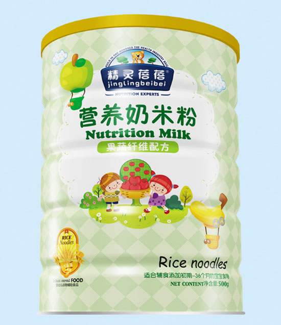 精靈蓓蓓果蔬纖維配方營養奶米粉