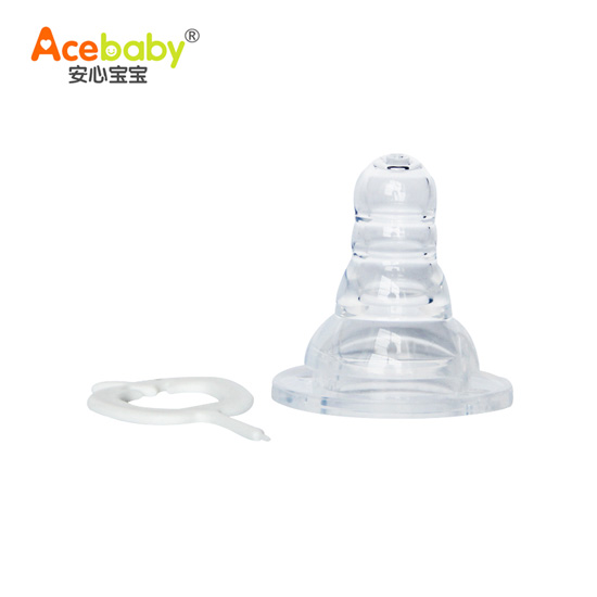安心寶寶標口可延伸液體硅膠奶嘴S正面