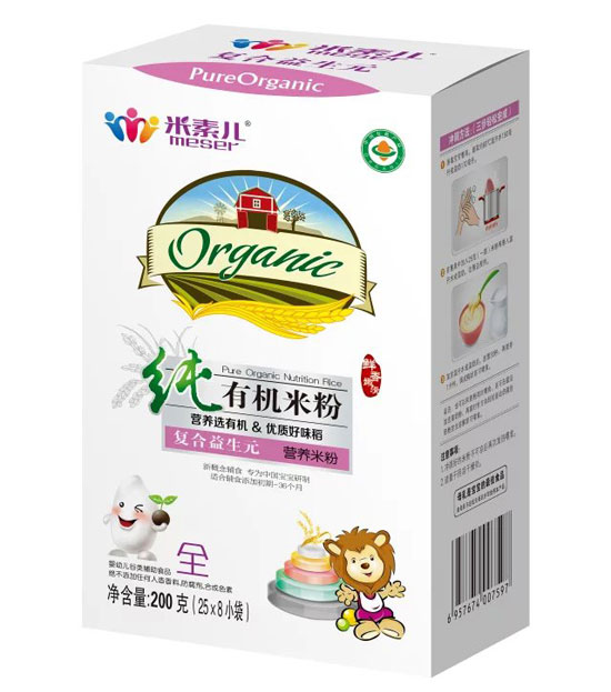 米素兒純有機復合益生元米粉盒裝
