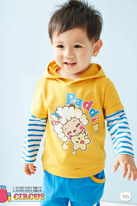 澳恬喜氣羊羊男童衛衣長褲