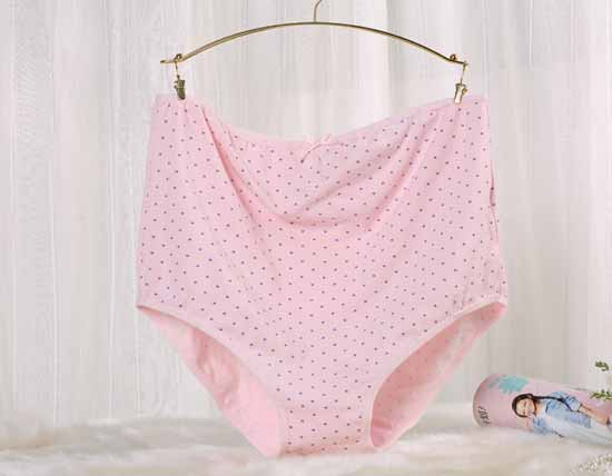 元曼零感輕盈515綿柔舒適內褲(粉紅玉點)