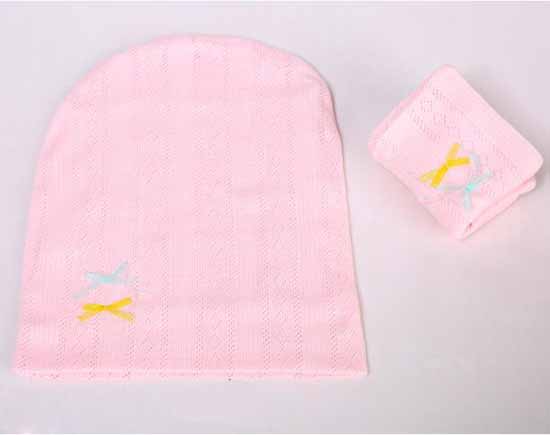 元曼孕產(chǎn)期防頭風帽子(粉色)