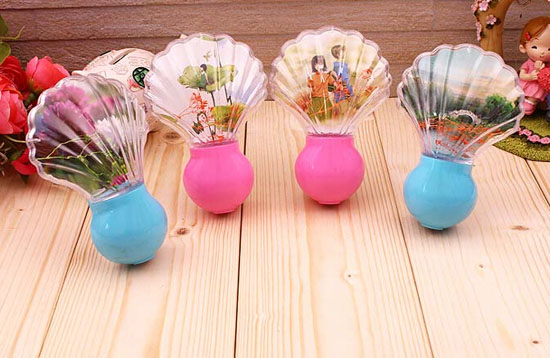 柯麗雅水晶貝扇LED節能小夜燈