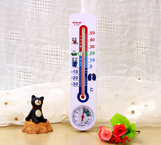 柯麗雅兩用室內溫水銀濕度計