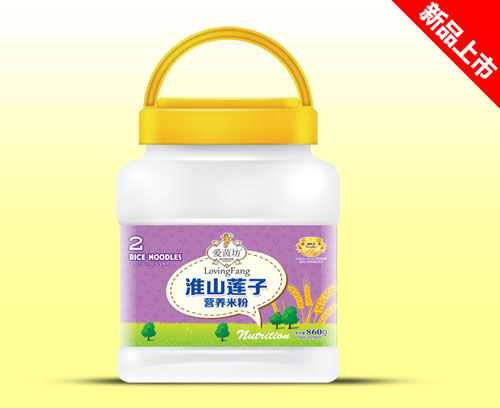 愛茵坊860g營養米粉桶裝淮山蓮子