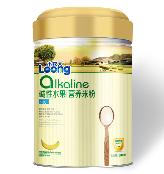 小龍人香蕉堿性水果營養米粉