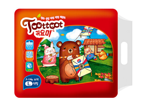 迪優米超薄干爽嬰兒紙尿褲L碼50片裝