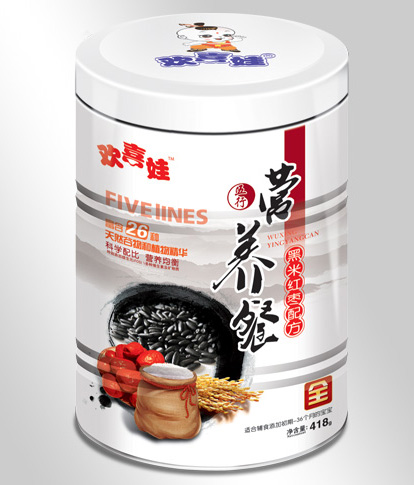 歡喜娃黑米紅棗配方營養餐