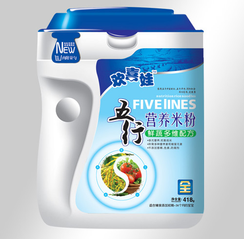 歡喜娃鮮蔬多維配方五行營養米粉