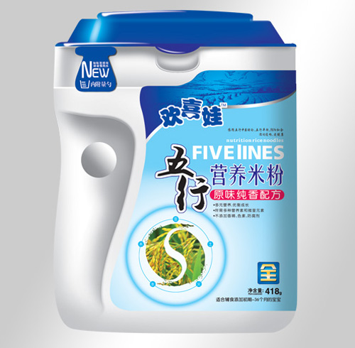 歡喜娃原味純香配方五行營養米粉