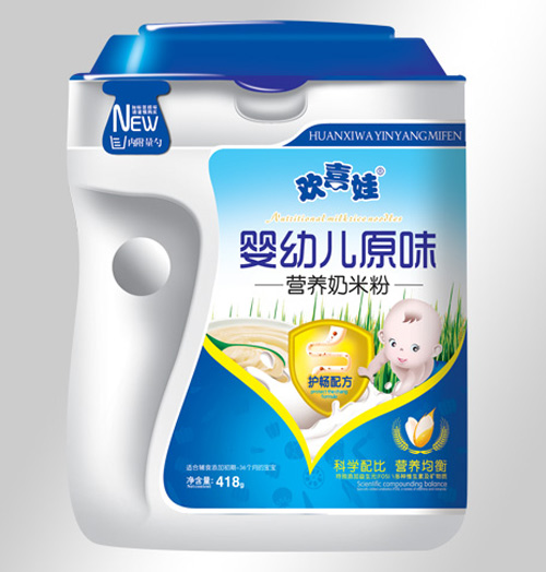 歡喜娃嬰幼兒原味營養奶米粉