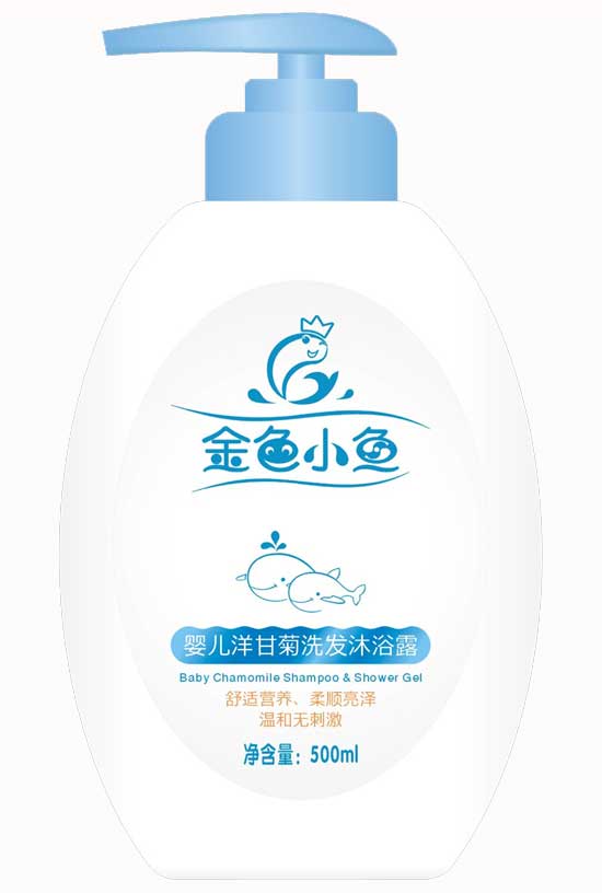 金色小魚嬰兒洋甘菊洗發沐浴露