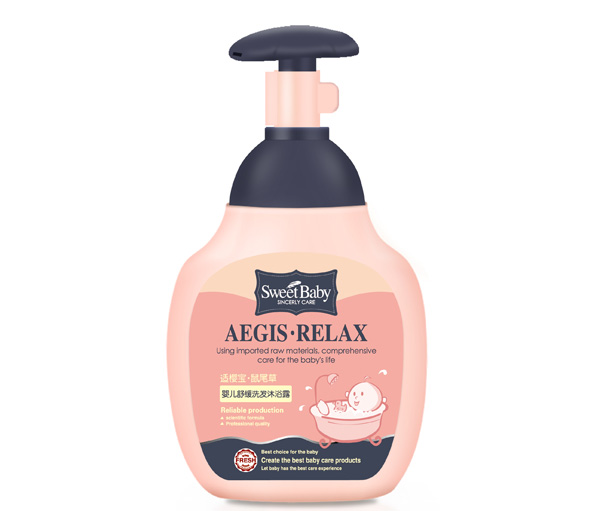 新適櫻寶鼠尾草嬰兒舒緩洗發沐浴露220ml