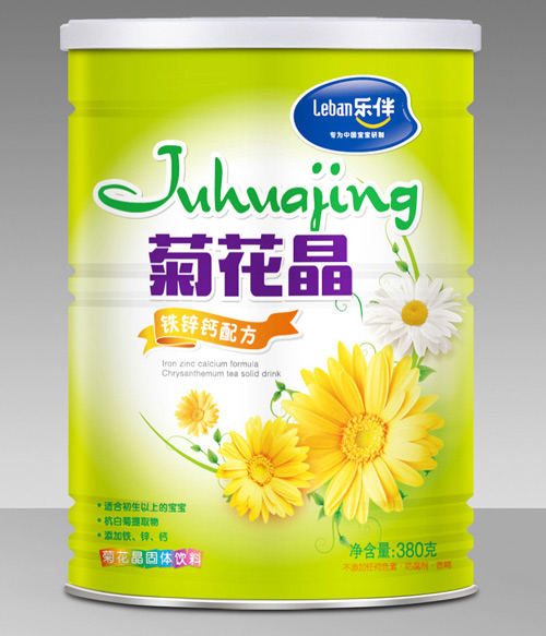 樂伴鐵鋅鈣配方菊花晶380克