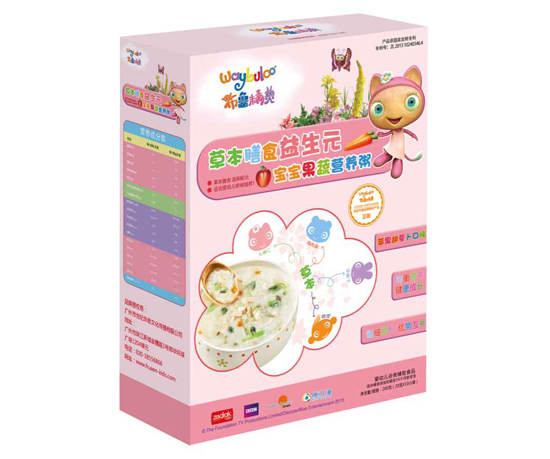 布魯精靈草本膳食益生元寶寶果蔬營養粥