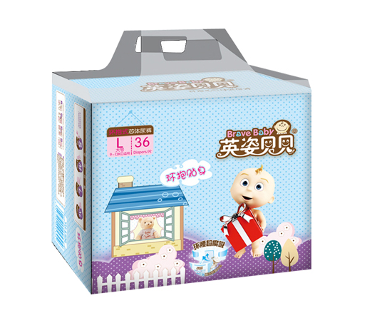 英姿貝貝環抱貼身紙尿褲L