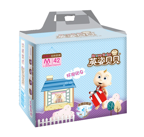英姿貝貝環抱貼身紙尿褲M