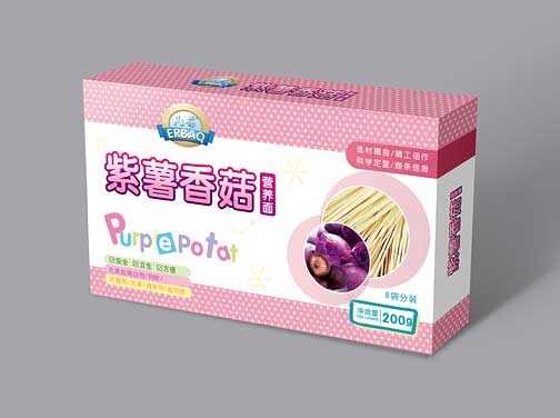 兒葆紫薯香菇營養面