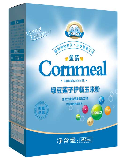 兒葆綠豆蓮子護暢金裝玉米粉