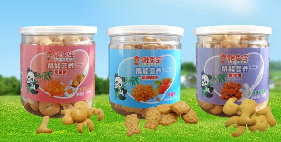 雅思寶機能營養餅干組合圖