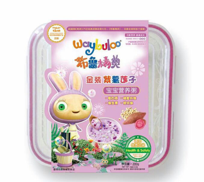 布魯精靈金裝紫薯蓮子寶寶營(yíng)養(yǎng)粥