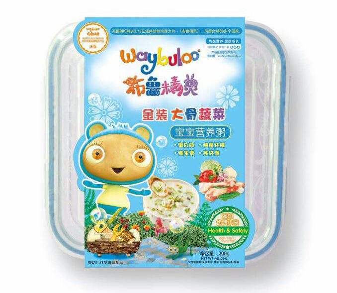 布魯精靈金裝大骨蔬菜寶寶營養粥