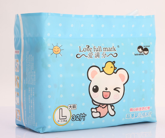 愛(ài)滿(mǎn)分超薄嬰兒紙尿片L32片