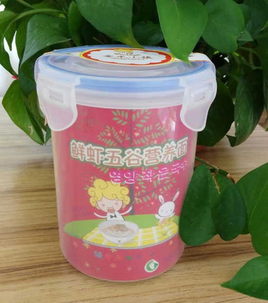 愛米小鎮鮮蝦五谷營養面