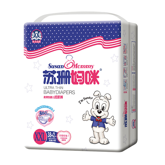 蘇珊媽咪柔薄型嬰兒紙尿褲XXL38+2片