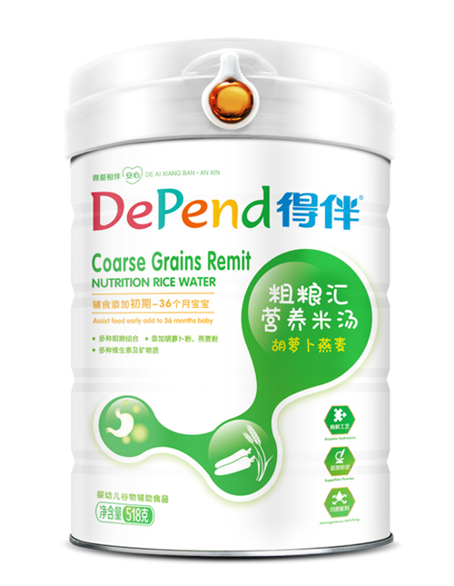 得伴粗糧匯營養米粉(胡蘿卜燕麥)