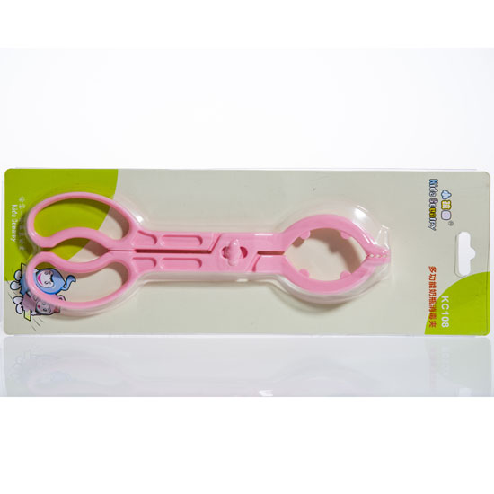 小孩國(guó)多功能奶瓶消毒夾 粉色