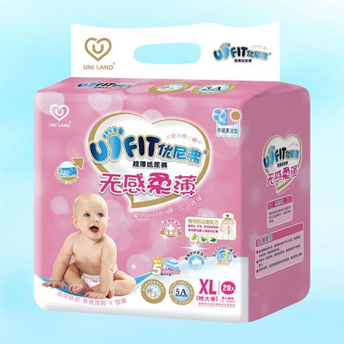 優(yōu)尼弗無感柔薄嬰兒紙尿褲XL碼20