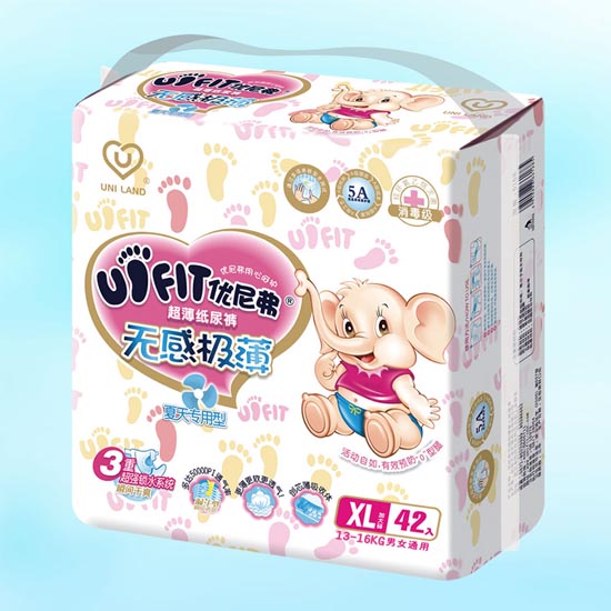 優尼弗無感極薄嬰兒紙尿褲XL碼42入