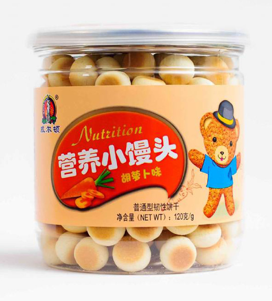 威爾頓120g胡蘿卜味小饅頭