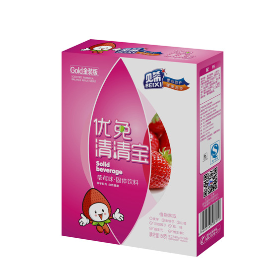 貝希優免清清寶盒裝草莓味