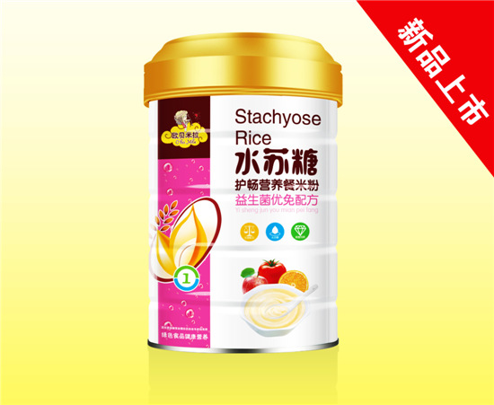 歐貝米拉水蘇糖護暢營養餐米粉益生菌配方聽裝