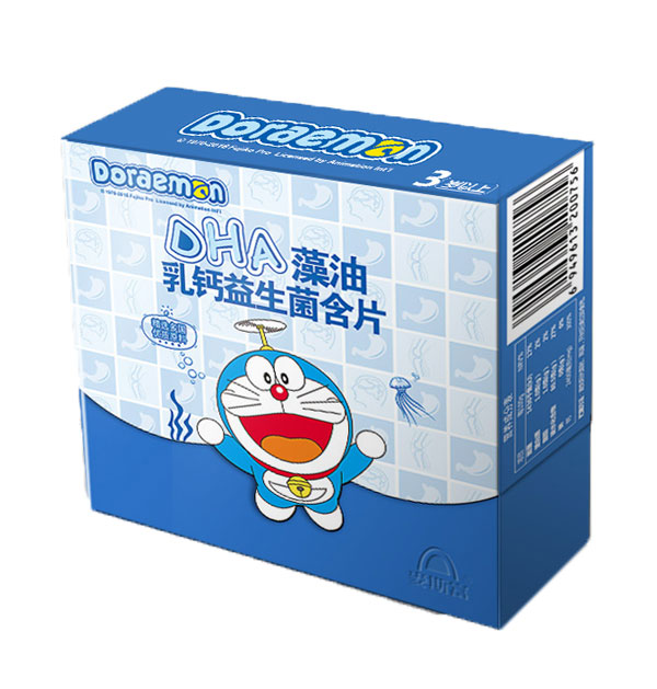 哆啦A夢DHA藻油乳鈣益生菌2