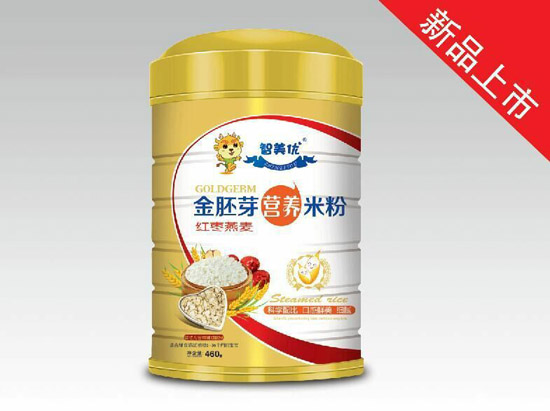 智美優金胚芽紅棗燕麥營養米粉