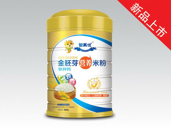 智美優金胚芽鐵鋅鈣營養米粉