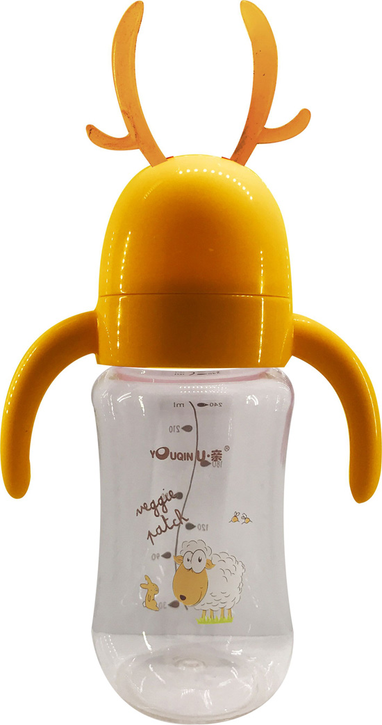 優親小羊奶瓶黃色