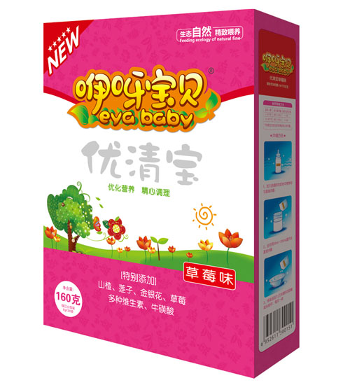 咿呀寶貝咿呀寶貝優清寶草莓味盒裝