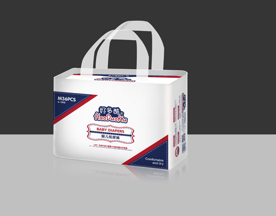 好多酷360度貼身環抱大腰圍嬰兒紙尿褲M碼36片