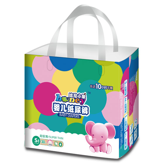 哈尼小象超級薄嬰兒紙尿褲S碼30片