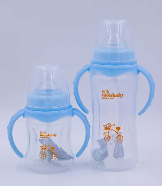 盟寶藍色系列自動PP奶瓶