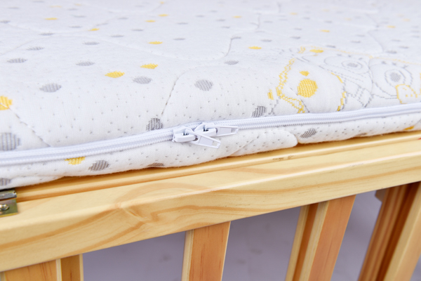 芬可嬰童床墊 海綿寶寶圖案 邊縫細節