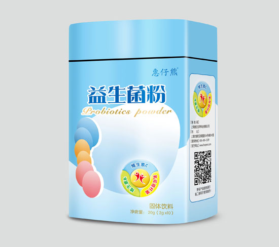 惠仔熊QS益生菌粉10袋(鐵盒)