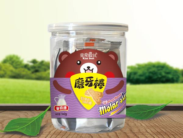 親親最優磨牙棒牛奶味