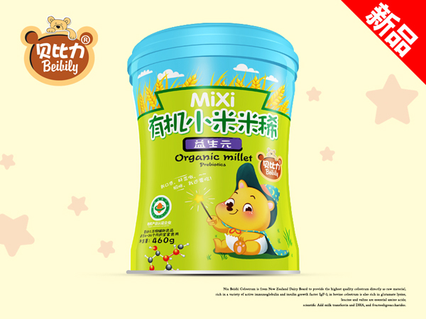 貝比力有機(jī)小米米稀-益生元聽(tīng)裝