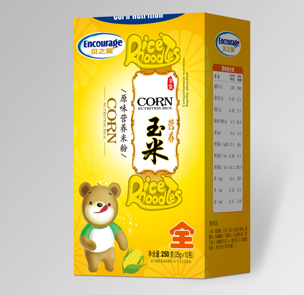 貝之翼原味玉米營養米粉盒裝