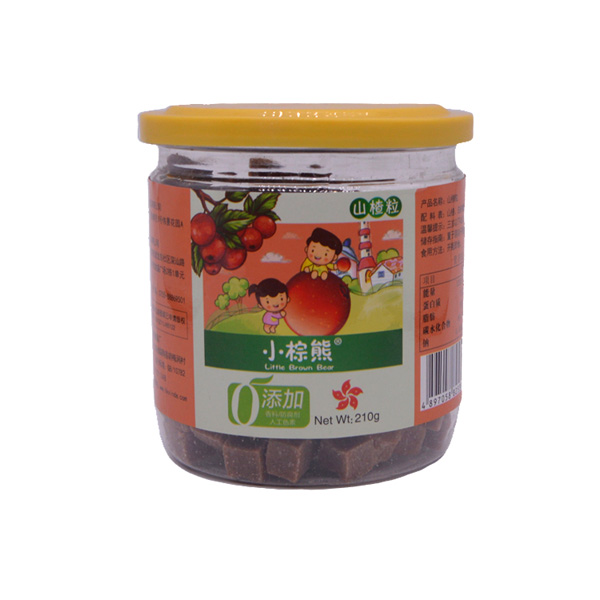 小棕熊山楂粒180g易拉罐